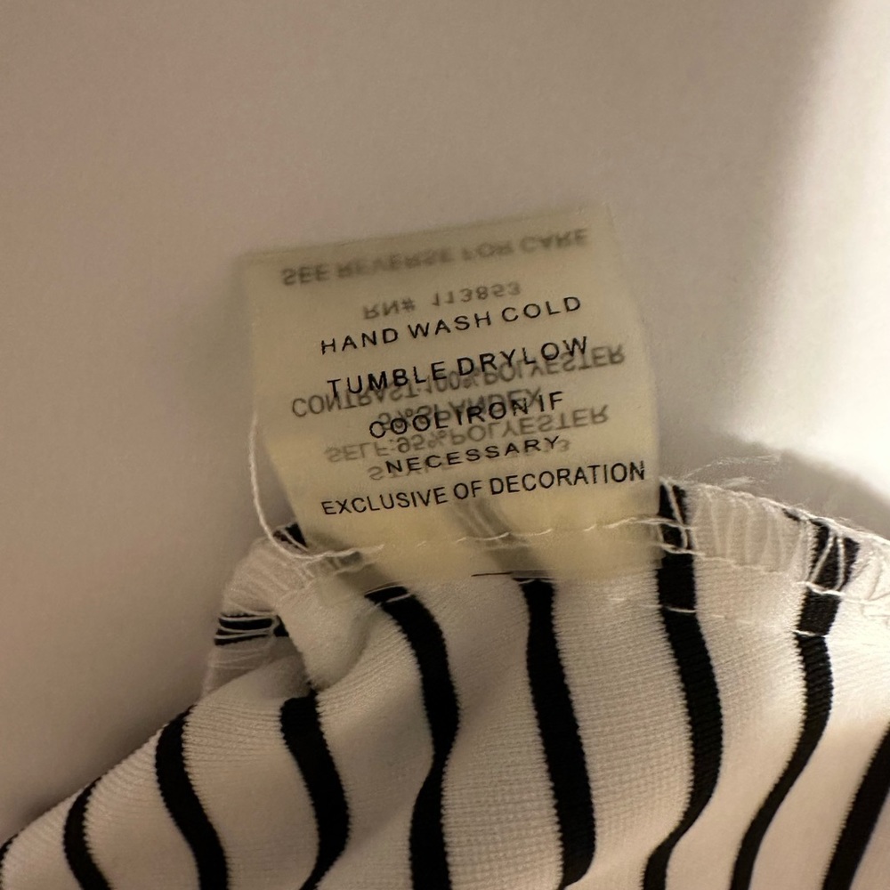 Pixley A line Black and a white Chevron Skirt, Size M - Picture 5 of 6